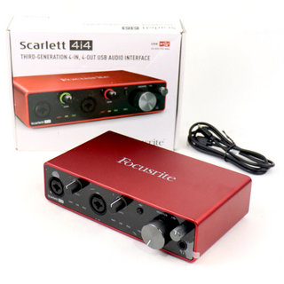 Focusrite 【中古】 オーディオインターフェイス Focusrite Scarlett 4i4 Gen3 第３世代