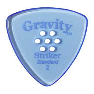 Gravity Guitar PicksStriker -Standard Multi-Hole- GSRS2PM 2.0mm Blue ピック
