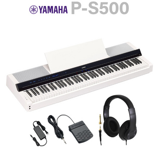 YAMAHAP-S500WH ホワイト 電子ピアノ 88鍵盤 ヘッドホンセット