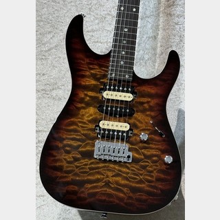 T's Guitars DST-Pro24 Tiger Eye Burst【3.48kg】【極杢5Aキルトメイプル】