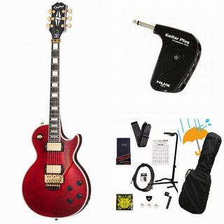 EpiphoneAlex Lifeson Les Paul Custom Axcess Quilt Ruby アレックス ライフソン ラッシュ GP-1アンプ付属エレキギ