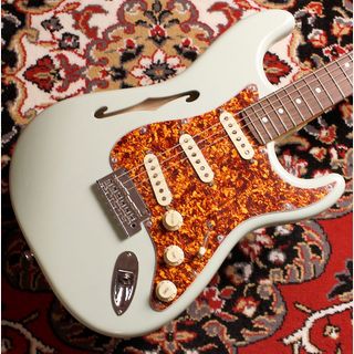 Fender American Professional II Stratocaster Thinline, Rosewood Fingerboard, Transparent Surf Green