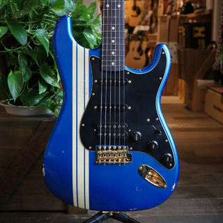 Fender Custom Shop 1961 Stratocaster HSS Journeyman Relic Bright Sapphire Metallic Masterbuilder Andy Hicks