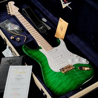 Fender Custom Shop Custom Built Custom Stratocaster NOS AA Quilt Emerald Green Transparent “別注モデル”【渋谷店】