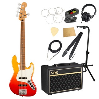 Fenderフェンダー Player Plus Jazz Bass V TQS 5弦エレキベース VOXアンプ付き 入門10点 初心者セット