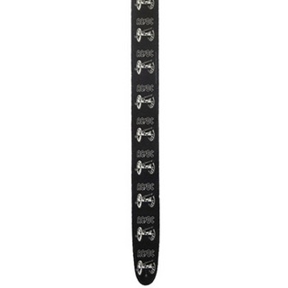 Perri's P25ACDC-6022 2.5" Leather STRAP ACDC ギターストラップ
