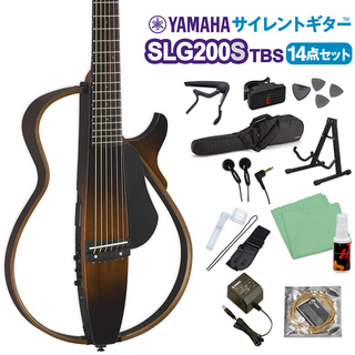 YAMAHA SLG200S TBS サイレントギター初心者14点セット 【WEBSHOP限定】