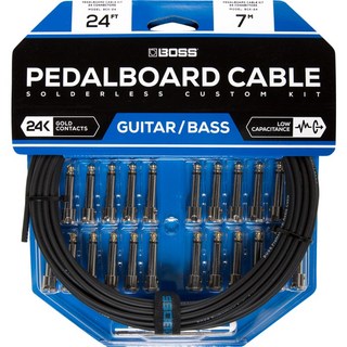 BOSSBCK-24 『Pedalboard cable kit, 24connectors, 7.3m』～ソルダーレスケーブル～