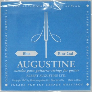 AUGUSTINEBLUE 2弦 クラシックギター弦 バラ弦