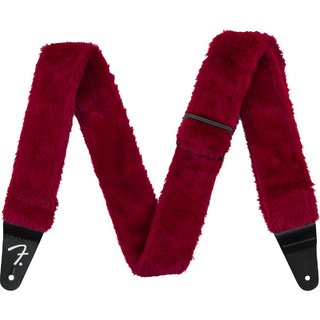 FenderPoodle Plush Strap Red フェンダー [ギターストラップ]【WEBSHOP】