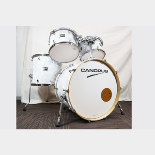 canopus USED CANOPUS Birch Classic Kit Plus BD16x22、TT8.5x12、TT9x13、FT15x16 White Satin