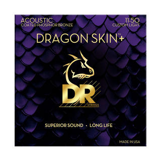 DR DRAGON SKIN＋ DAP-11 11-50 Phosphor Bronze アコースティックギター弦