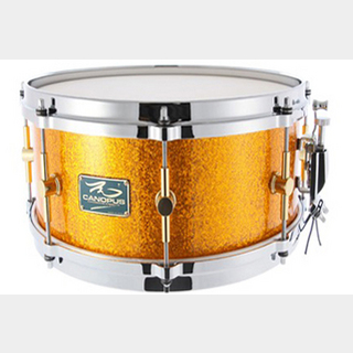 canopus The Maple 6.5x12 Snare Drum Gold Spkl