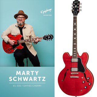 EpiphoneMarty Schwartz ES-335 (Sixties Cherry)