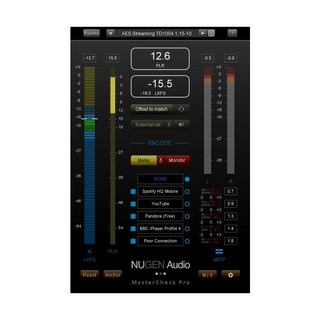 NuGen Audio MasterCheck Pro(オンライン納品)(代引不可)