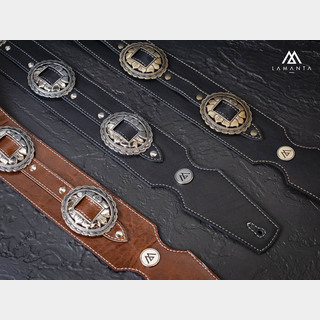 LAMANTABig Mamma Classic Black Leather & Bronze Parts