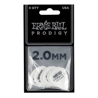 ERNIE BALL アーニーボール ERNIE BALL Prodigy Picks ＃9202 White Standard 2.00mm 6枚入り