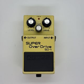 1982年製 BOSS SD-1 JRC4558DD艶あり ACA電源 BOSS スーパーオーバードライブのオペアンプ（JRC4558D艶ありのSD-1