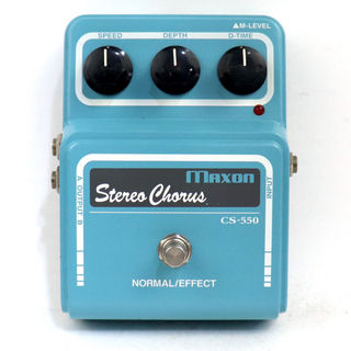 Maxon 【中古】コーラス エフェクター MAXON マクソン CS-550 Stereo Chorus ギターエフェクター