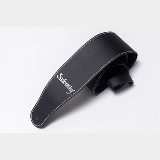 Sadowsky MetroLine Genuine Leather Bass Strap Black (Silver Embossing)【GIB横浜】