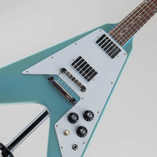 Gibson Custom Shop 70s Flying V Dot Inlays Maui Blue with Matching Headstock VOS【S/N:74006423】