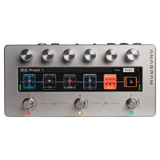 ダークグラスから直感的な操作が可能なマルチ・エフェクター「ANAGRAM