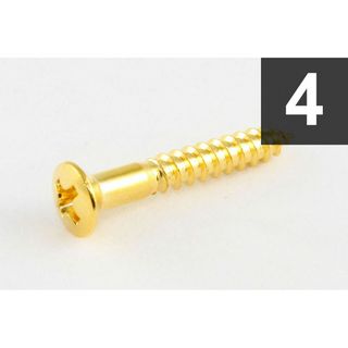 ALLPARTSGS-0003-002 Pack of 4 Gold Strap Button [7526]