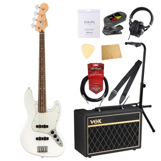 Fender Player Jazz Bass PF Polar White フェンダー エレキベース VOXアンプ付き 入門10点 初心者セット