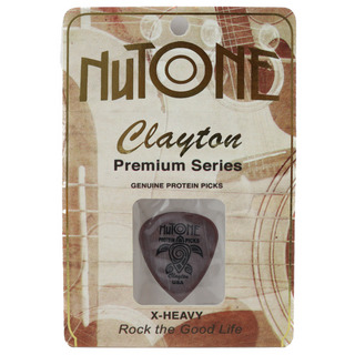 CLAYTONクレイトン NSXH/1 NuTone X-Heavy スタンダード ギターピック 1枚