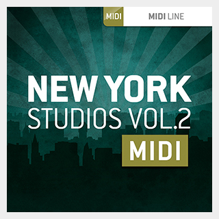 TOONTRACK DRUM MIDI - NEW YORK STUDIOS VOL.2