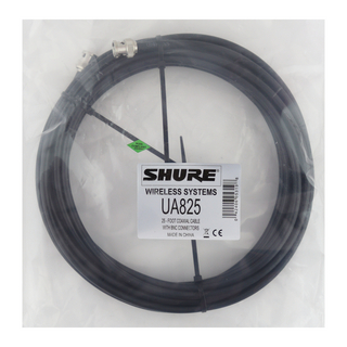 ShureUA825 受信機用アクセサリー 7.5m 50Ω同軸ケーブル