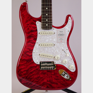 Fender 2024 Collection Made in Japan Hybrid II Stratocaster Quilt (Red Beryl)