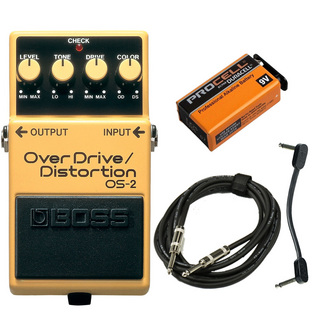 BOSS OS-2 Over Drive / Distortion スターターセット