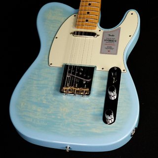 Fender 2024 Collection MIJ Hybrid II Telecaster Maple Flame Celeste Blue  ≪S/N:JD24004442≫ 【心斎橋店】