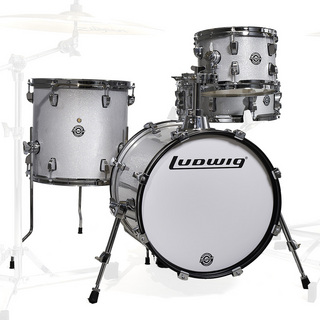 Ludwig LC179X028 BREAKBEATS WHITE SPARKLE ラディック ブレイクビーツ 4点シェルキット【池袋店】