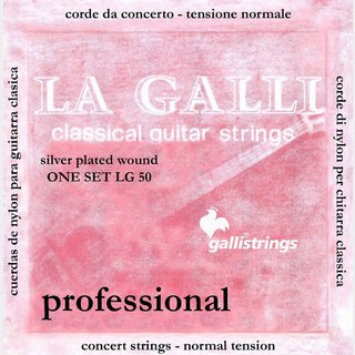 Galli Strings LG50 Normal Tension Nylon For Classic Guitar .029-.044【横浜店】