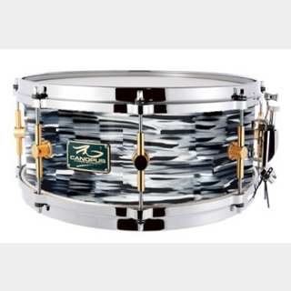 canopus The Maple 6.5x14 Snare Drum Black Oyster