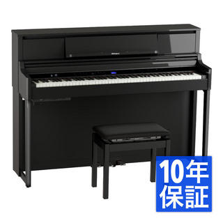 Roland 【組立設置無料サービス中】 ローランド LX-5-PES 電子ピアノ 高低自在椅子付き ブラック 黒塗鏡面