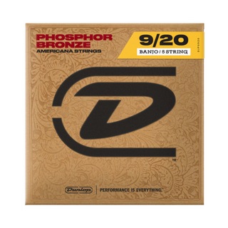 Jim Dunlop ジムダンロップ DJP0920 PHOSPHOR BRONZE BANJO STRINGS 09-20 5-STRING バンジョー弦