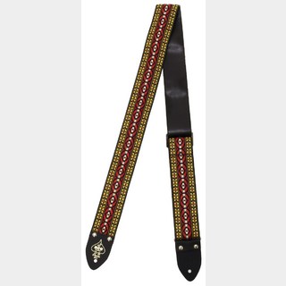 D'Andrea Ace Guitar Straps ACE-4 Bohemian Red ギターストラップ エース 【WEBSHOP】