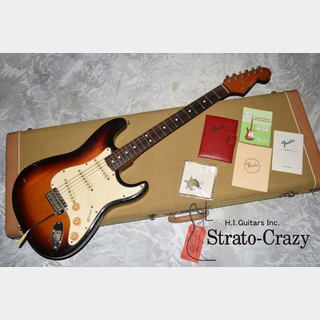 Fender1989 Vintage Reissue Stratocaster '62 Sunburst /Slab  Rose neck