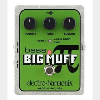Electro-Harmonix Bass Big Muff Pi Distortion/Sustainer ベース用 ビッグマフ【心斎橋店】