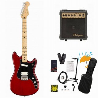 FenderPlayer Duo-Sonic HS Maple FB Crimson Red Transparent PG-10アンプ付属エレキギター初心者セットR【WEBSH