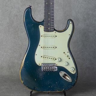 Nacho Guitars Early 60s Contour Body #48001 Heavy Aging Rusted Dark Lake Placid Blue Medium C Neck