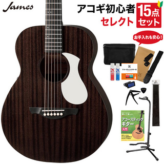 JamesJ-300CP/M BKM アコースティックギターセレクト15点セット エレアコギター