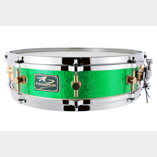 canopus The Maple 4x14 Snare Drum Green Spkl