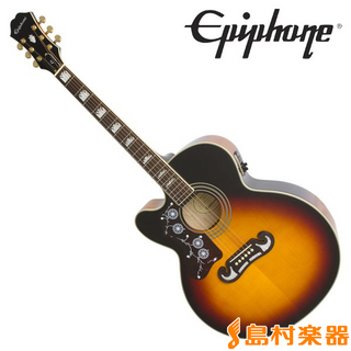 Epiphone Limited Edition EJ-200CE (LH) Vintage Sunburst エレアコギター 【左利き】【レフトハンド】EJ200SCE