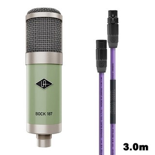 Universal Audio Bock 187 PA-02 XLR V2(3.0m)【マイクケーブルセット】