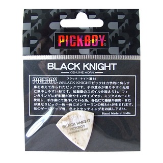 PICKBOY GP-AS/BLK1 Assur Black Knight Genuine Horn ギターピック 1枚
