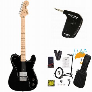 Squier by Fender Paranormal Esquire Deluxe Maple Fingerboard Black Pickguard Metallic Black  GP-1アンプ付属エレキギタ